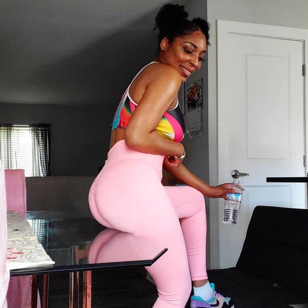 💗 Brazilian Booty Scrunch Luxury Gym Leggings - Picture 9 of 9